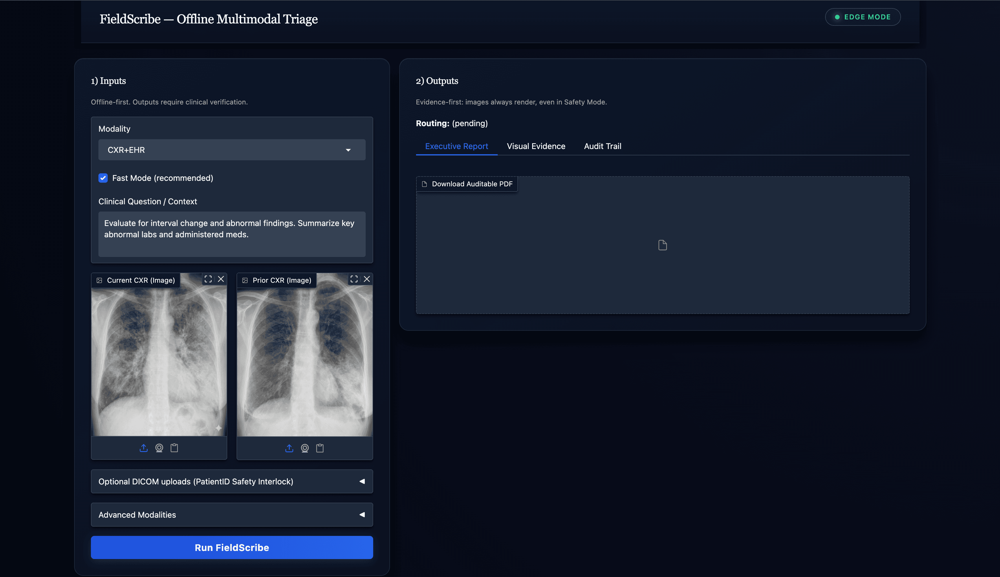 Offline Multimodal Clinical Triage Copilot (MedGemma 1.5)
